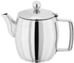 Hob Top Stainless Steel Tea Pot in 2 Sizes